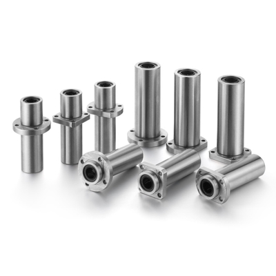 40 mm ID Precision Silver CNC Guide de mouvement linéaire avec roulement LMWK40LUU
